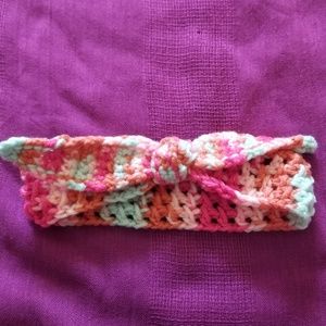 Pretty Crocheted Headband for Baby 3-6 Months